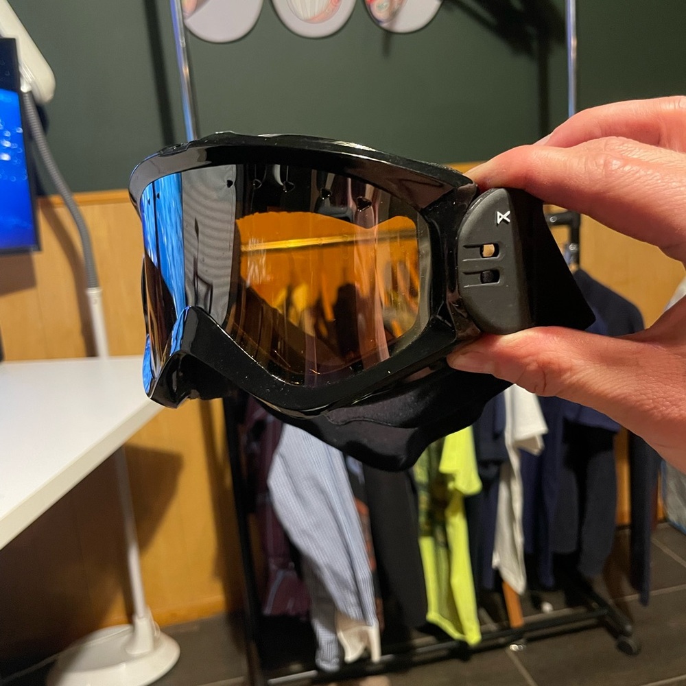 ANON Black Ski Goggles with Orange Lens Mens